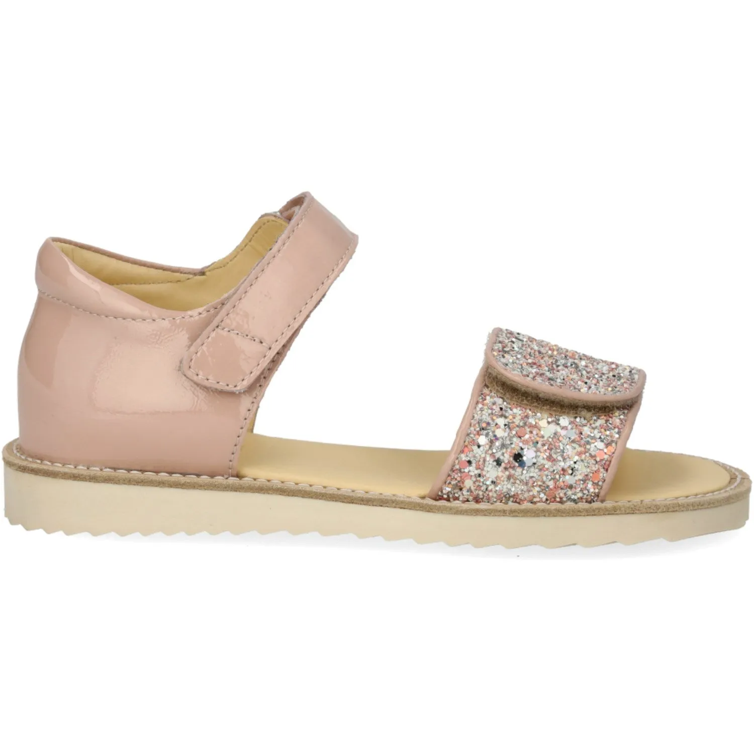 Angulus Rosebud/Rosebud Glitter Laksandal Med Funklende Glitterdetalje