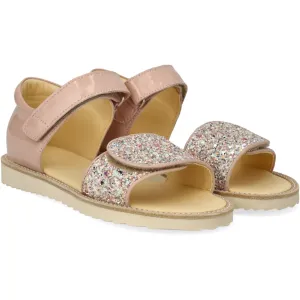 Angulus Rosebud/Rosebud Glitter Laksandal Med Funklende Glitterdetalje