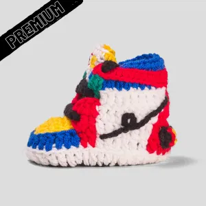 Baby Crochet IB-1 High Circus (Soft felt non-slip bottom & Shoe Box)