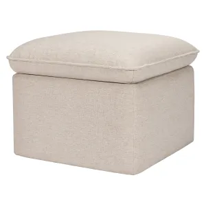 Babyletto Cali Storage Ottoman in Eco-Performance Fabric with USB port | Water Repellent & Stain Resistant