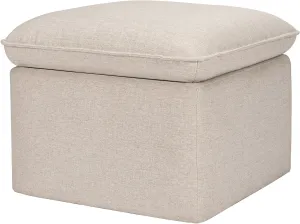 Babyletto Cali Storage Ottoman - Performance Beach Eco-Weave