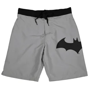 Batman Hush Symbol Heather Grey Board Shorts