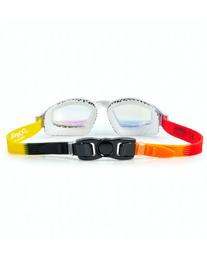 Bling2o Swim Goggles - Street Vibe High Dive White