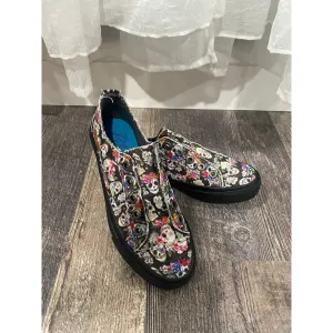 Blowfish Charcoal Sugar Skull Slip-On