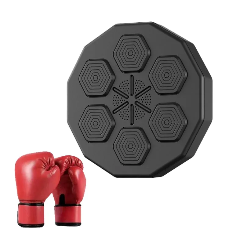 Bluetooth Intelligent Music Boxing Trainer Wall Mounted Electronic Boxing Practice With Adult Red Gloves