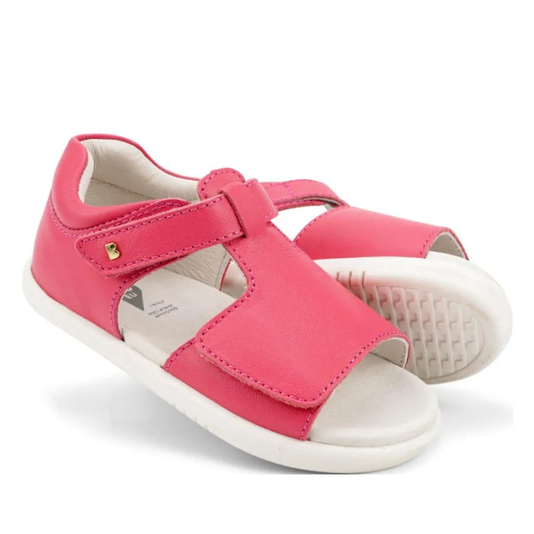 Bobux IW Iwalk Mirror Guava Pink 633434 Girls Open Toed Sandal