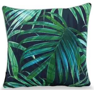 Bondi Night Garden - 45 x 45 cm Piped Cushion