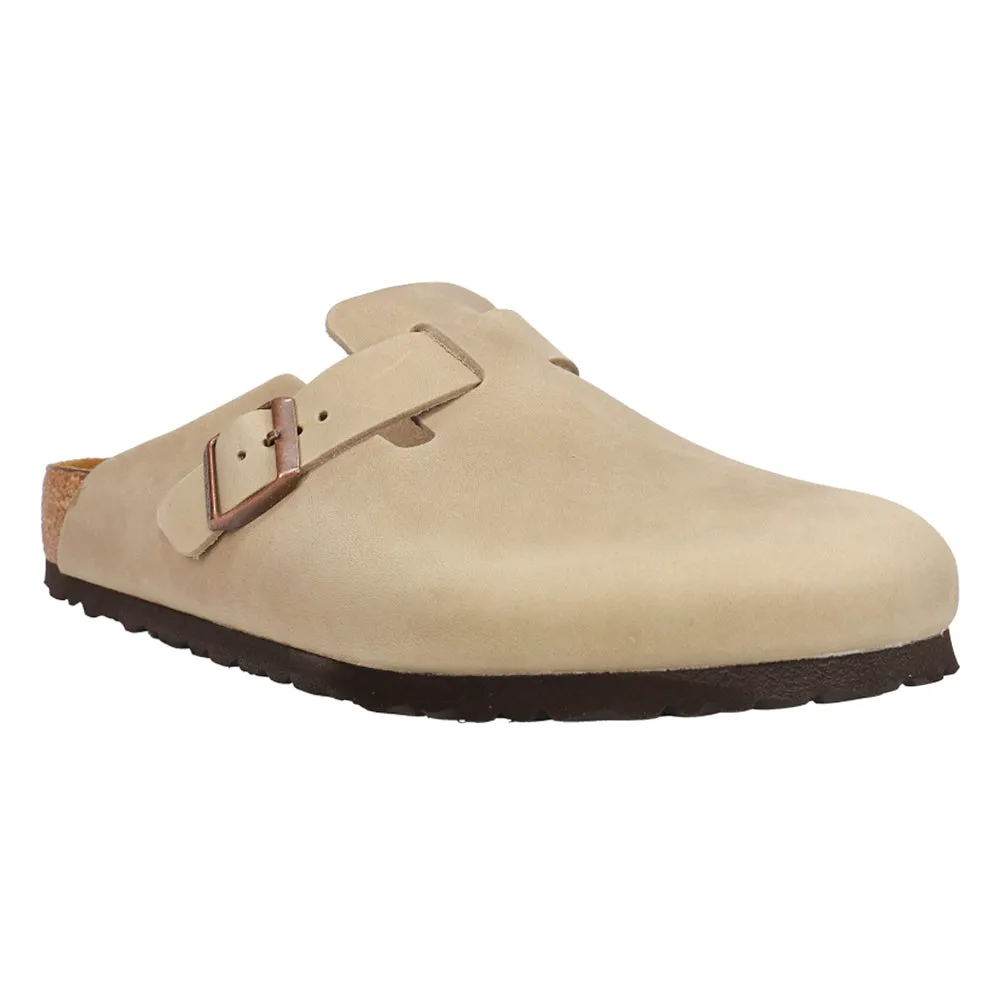 Boston Soft Suede Footbed Clogs