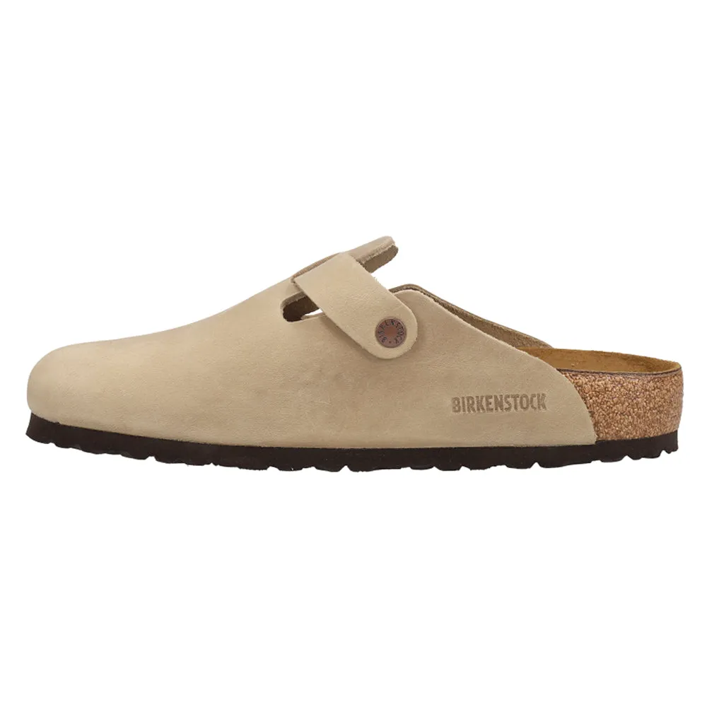 Boston Soft Suede Footbed Clogs