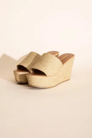 Bounty-S Synthetic Raffia Wedge Platform