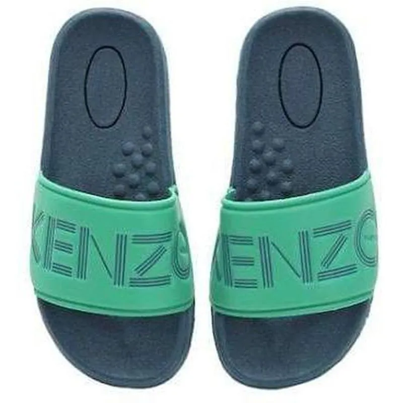 Boys Bright Green Sliders