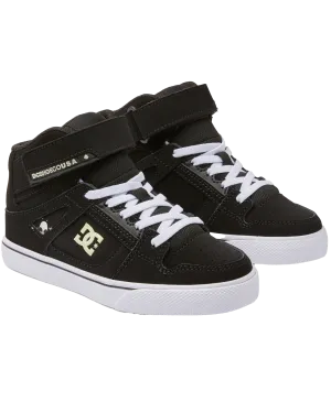 Boys Pure High-Top Shoes in Black & Glow