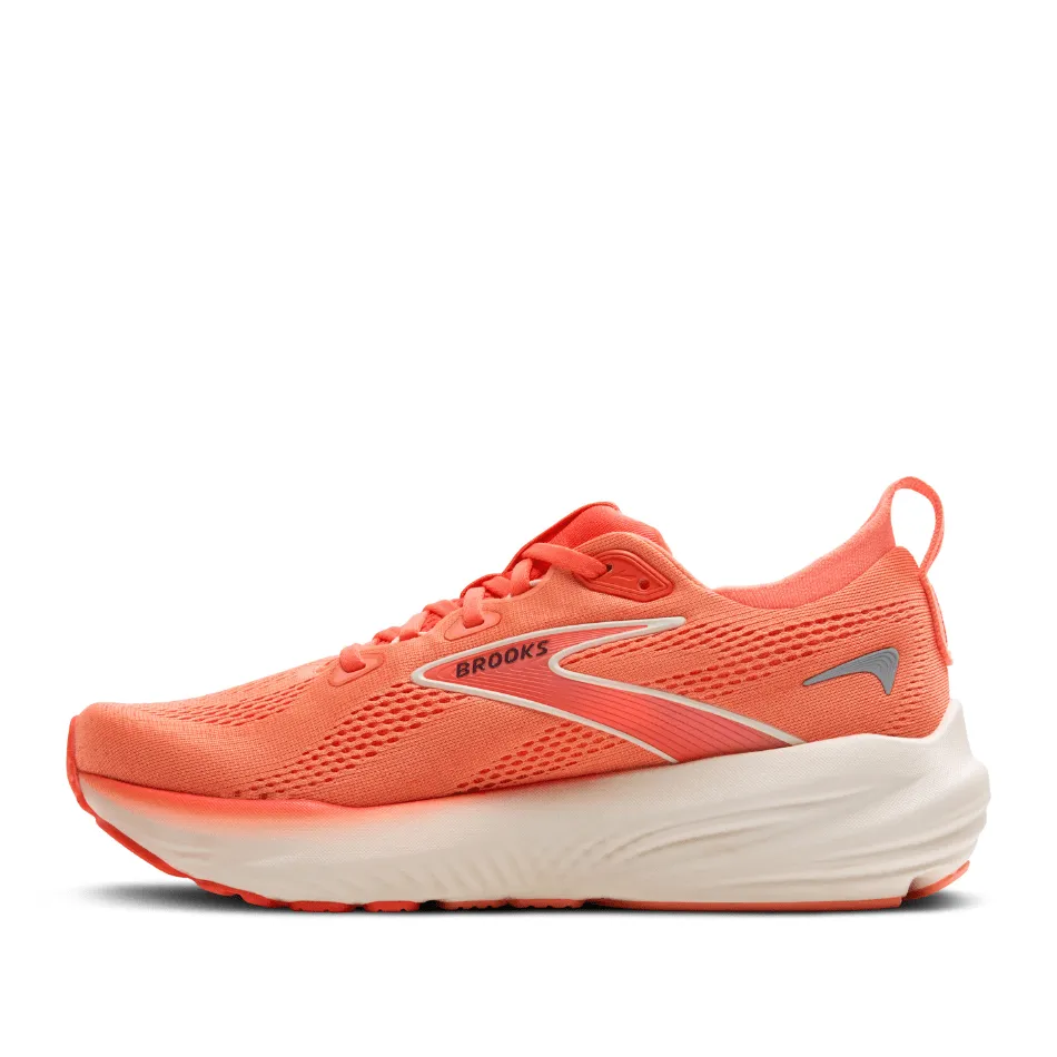 Brooks Women's Glycerin 22 Running Shoes in Desert Flower/ Hot Coral/Milk SS25