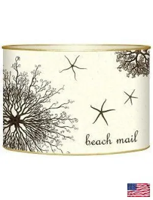 Brown Urchin & Starfish Beach Mail Organizer