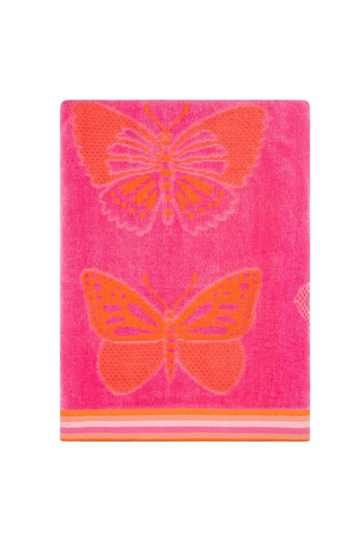 Butterfly Bubbles Sunset Kids Beach Towel