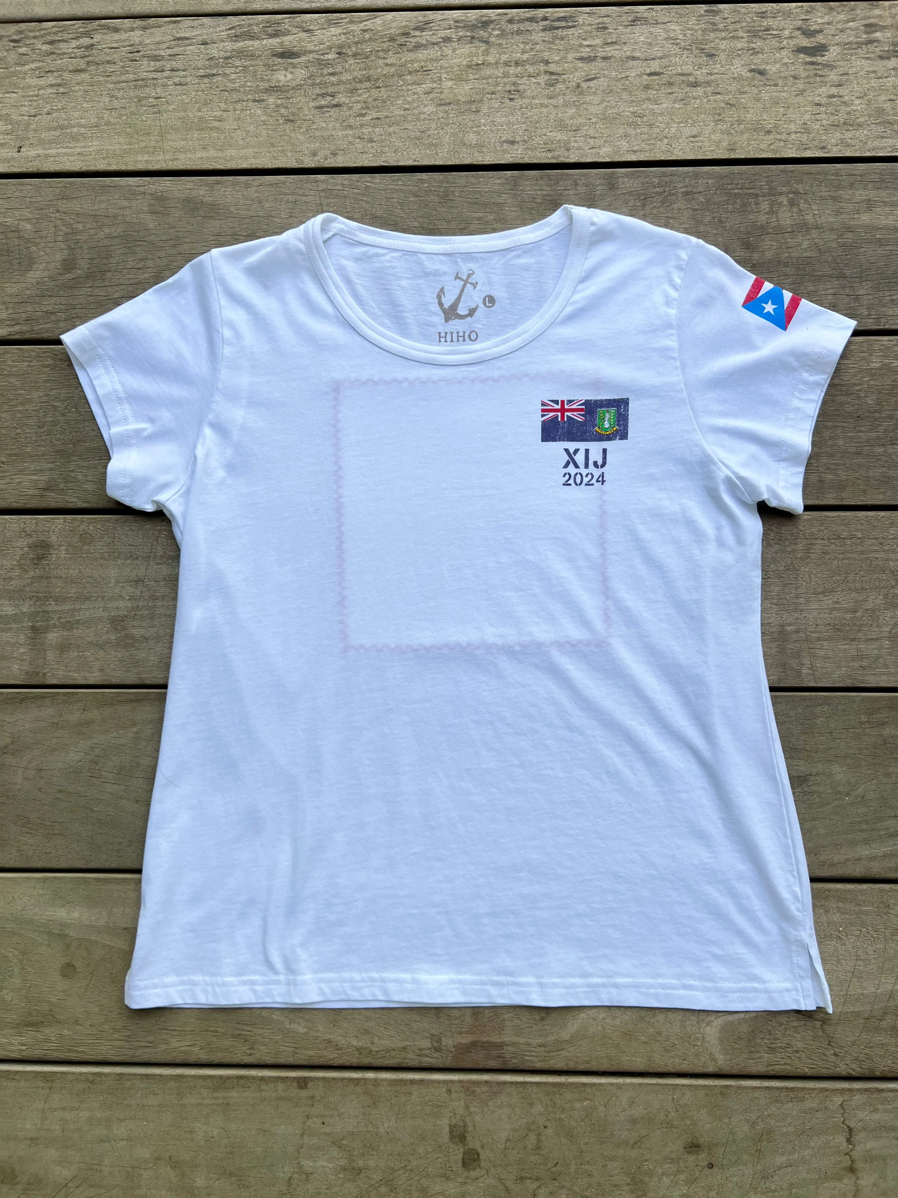 BVI XIJ24 Women's Patch Tee - White