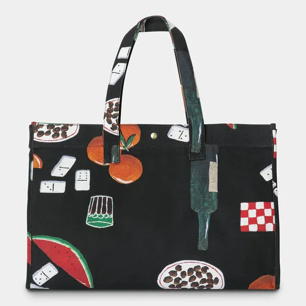 Carhartt WIP Canvas Beach Bag - Isis Maria Dinner Print