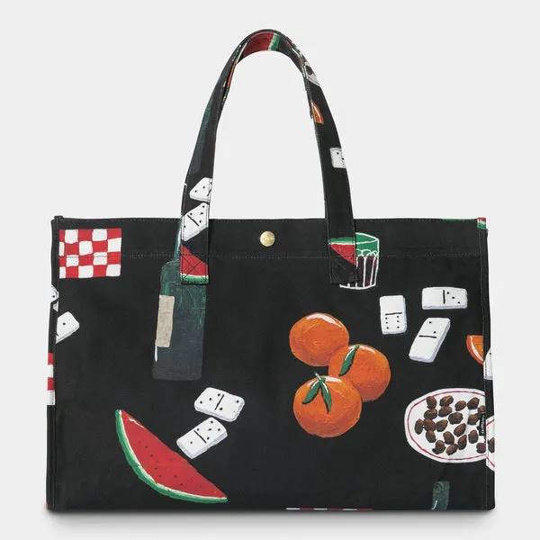 Carhartt WIP Canvas Beach Bag - Isis Maria Dinner Print