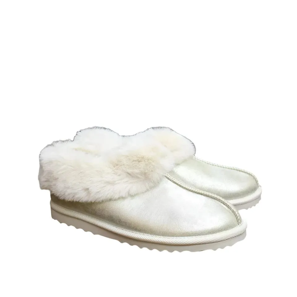 CAT & JACK -  Lizzie Faux Fur Cuff Bootie Slippers