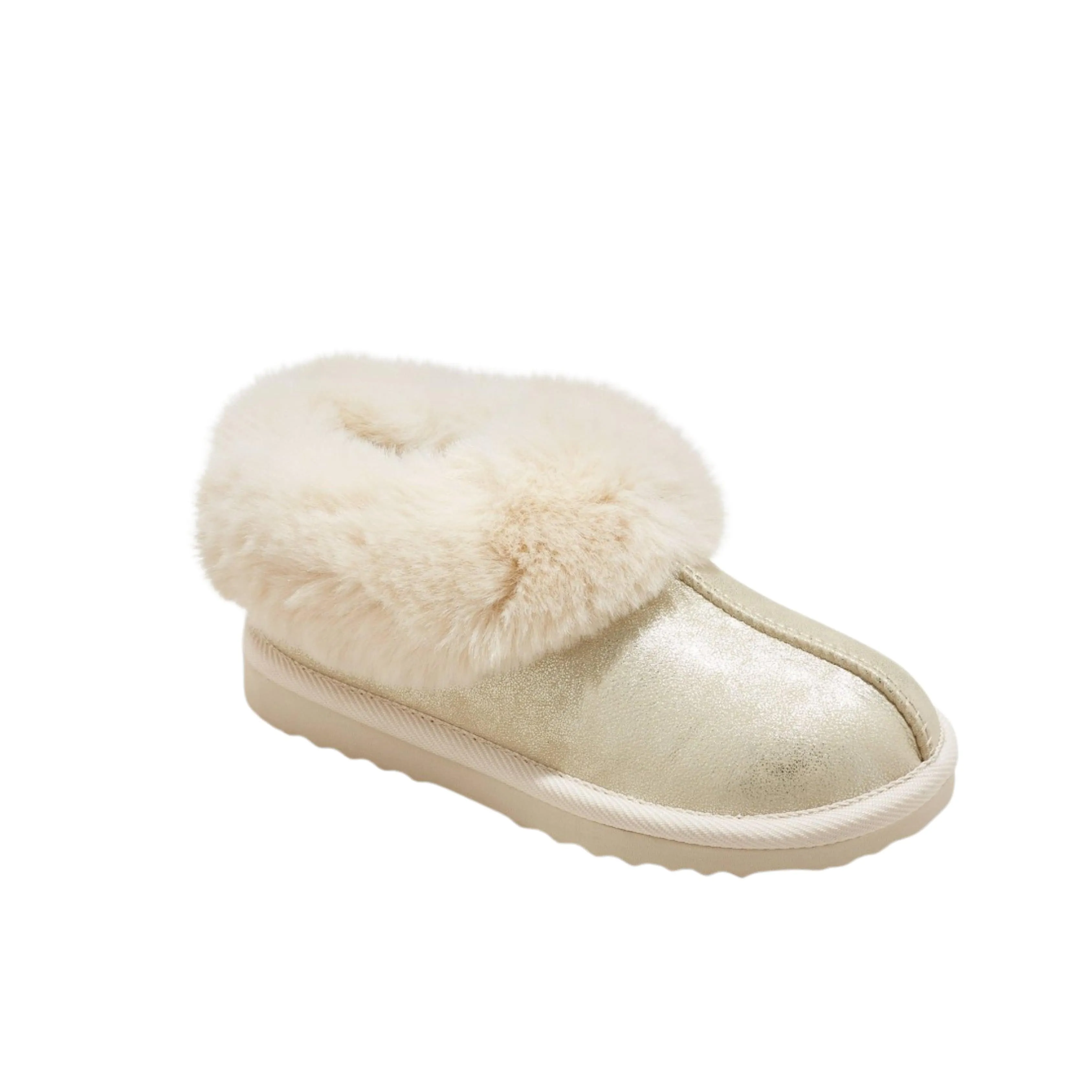 CAT & JACK -  Lizzie Faux Fur Cuff Bootie Slippers