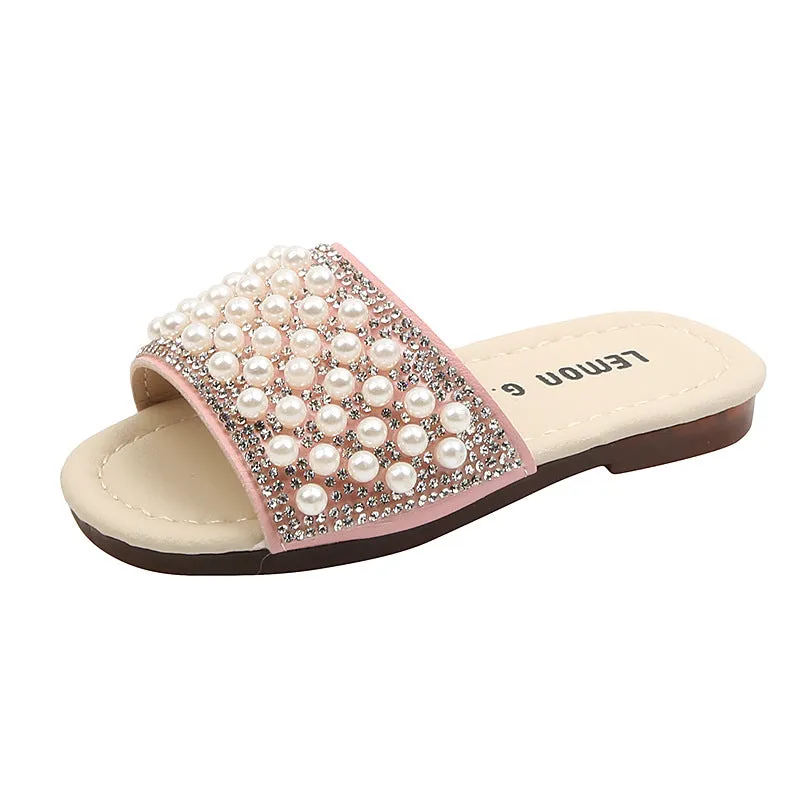 Children's Bead Beach Shoes Slippers