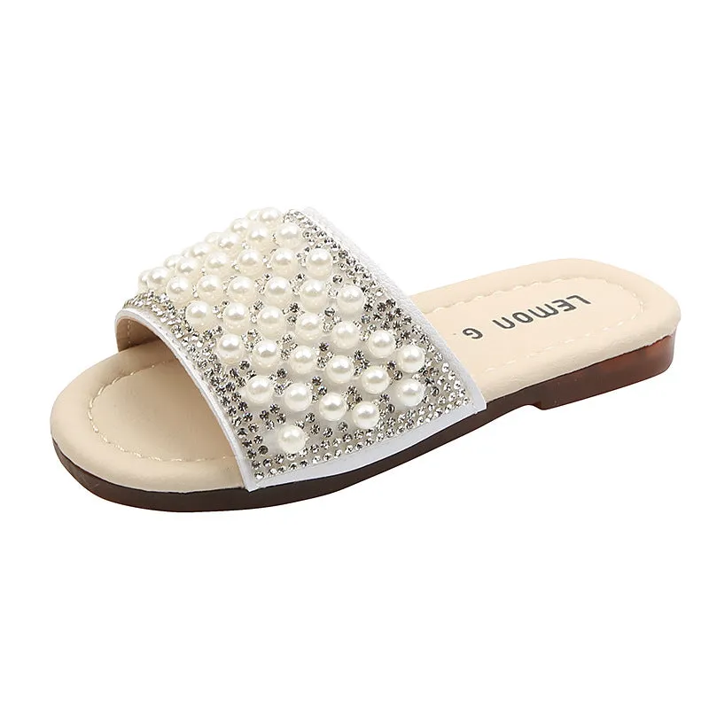 Children's Bead Beach Shoes Slippers