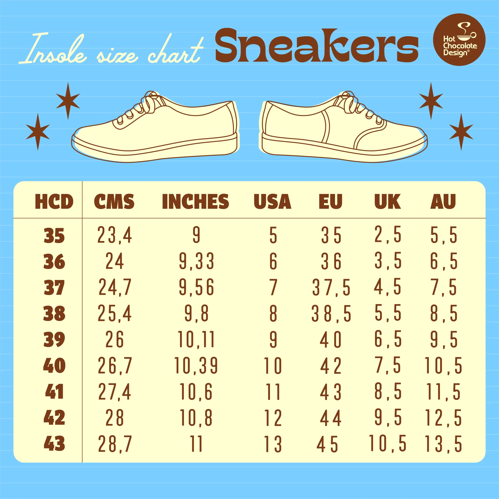 Chocolaticas® SADDLE BLUE Sneakers