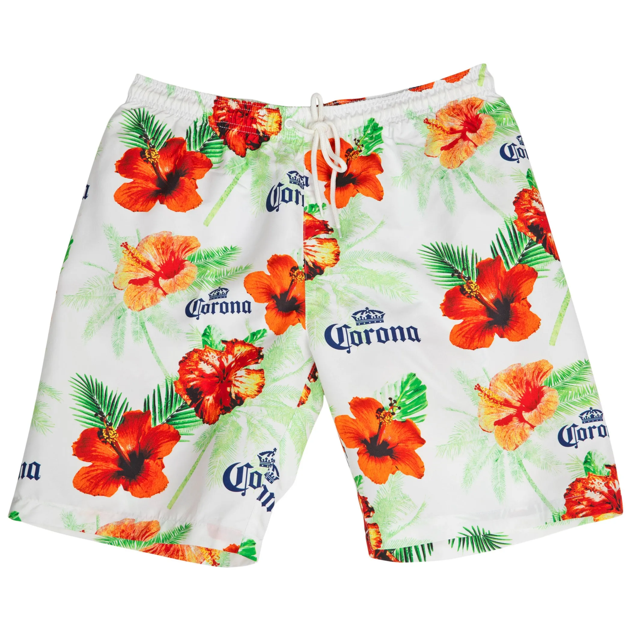 Corona Extra Floral Beach Board Shorts