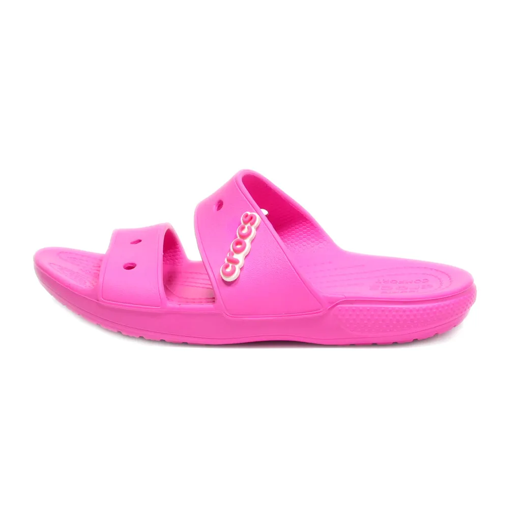 Crocs Classic Sliders Rubber Pink Colour For Women