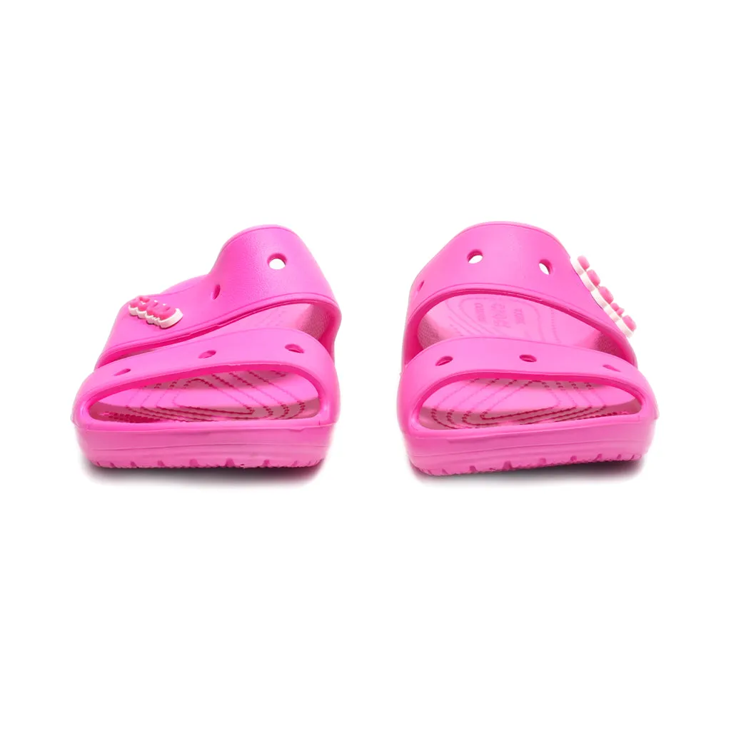 Crocs Classic Sliders Rubber Pink Colour For Women