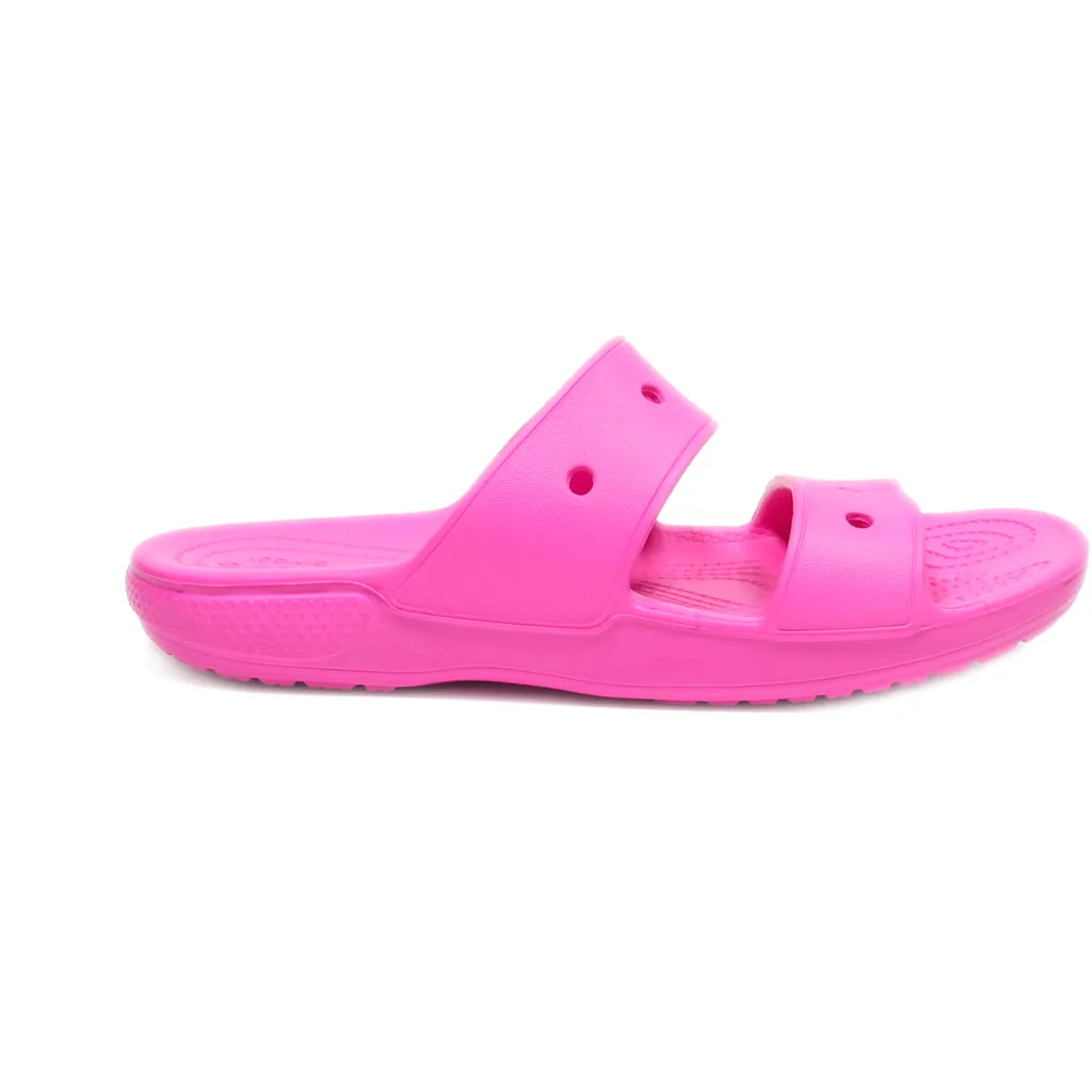 Crocs Classic Sliders Rubber Pink Colour For Women