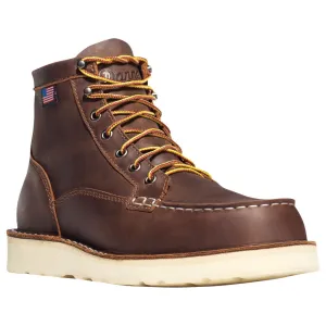 Danner 15563 Bull Run Moc Toe Wedge Work Boots for Men - Brown - 14W