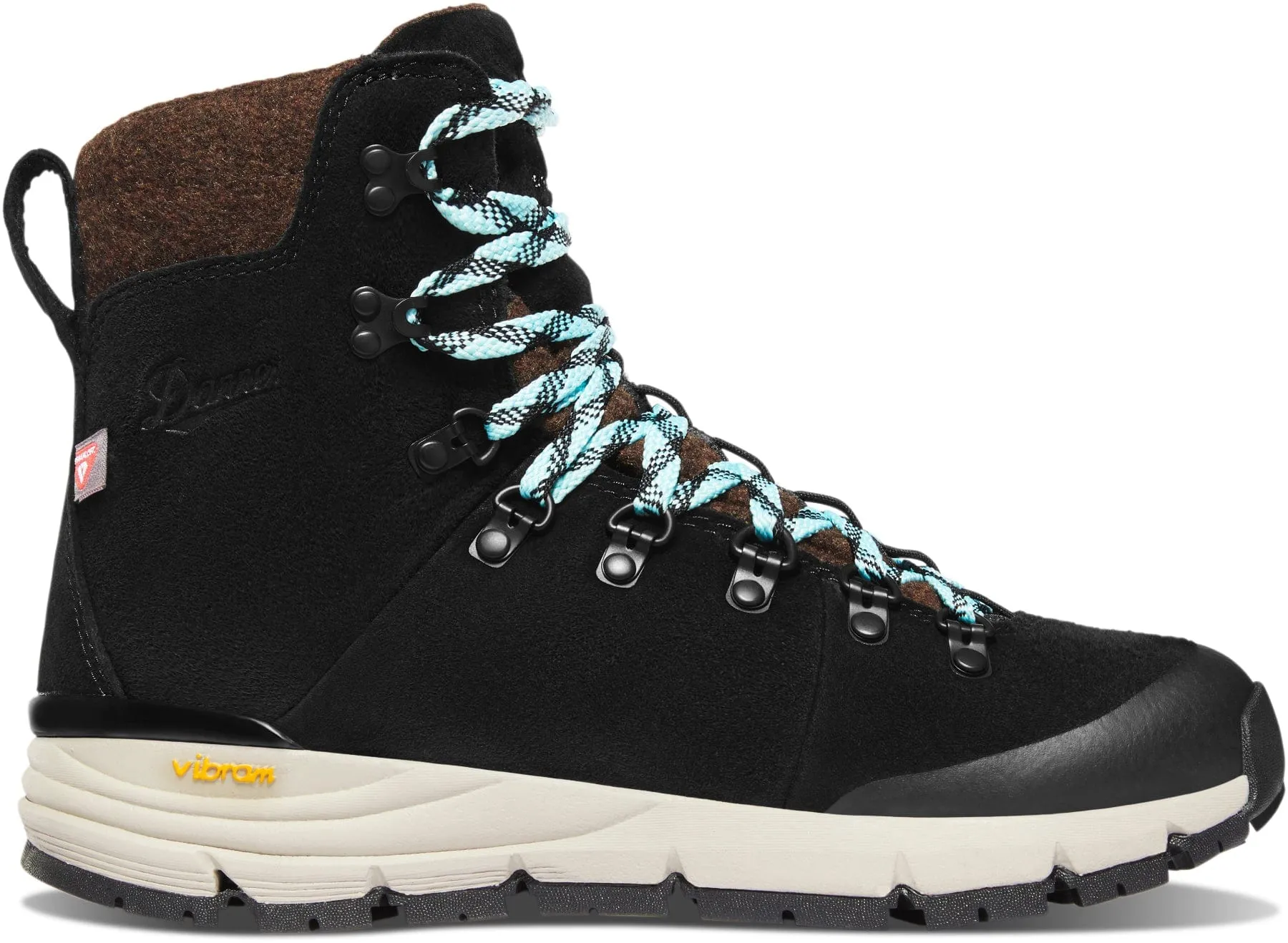 Danner Women's Arctic 600 Black/Spark Blue Hiking Boots 67340