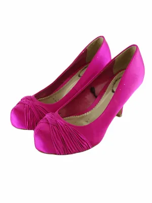 Debut Pink Satin Heels 38