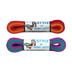 Derby Laces Ombre Waxed Style Laces 96" (244cm)