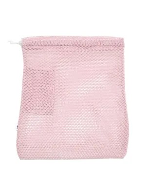 Drawstring Mesh Bag - Pink