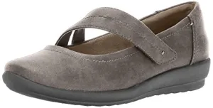 Easy Spirit Women's Aranza Mary Jane Flat Dark Taupe 9.5 Pair Of Shoes