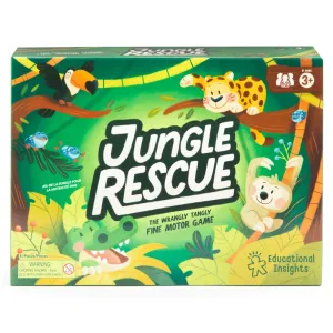 Educational Insights Jungle Rescue Game - Toddler Board Games, Fine Motor Skills Games, Gift for Ages 3 