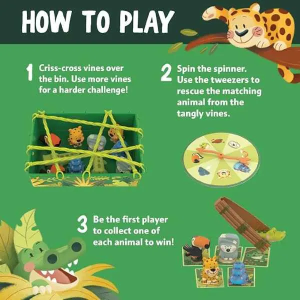 Educational Insights Jungle Rescue Toddler Board Game