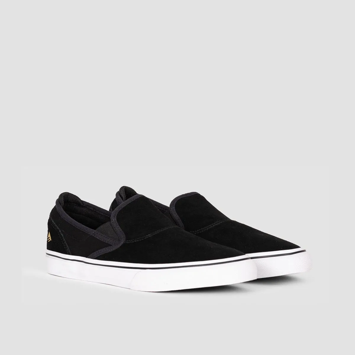 Emerica Wino G6 Slip-On Shoes - Black/White/Gold