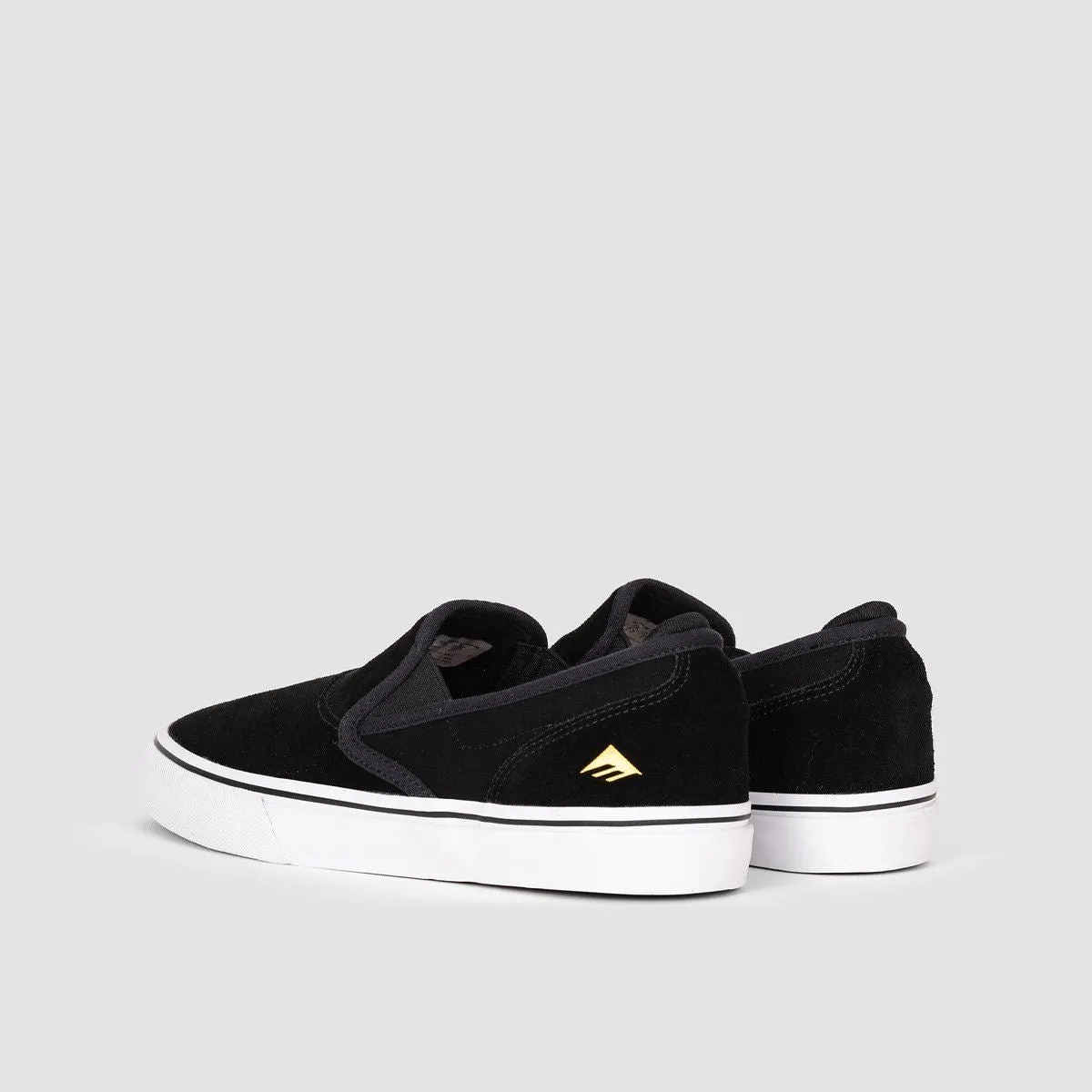 Emerica Wino G6 Slip-On Shoes - Black/White/Gold