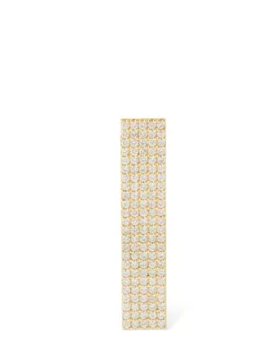 EÉRA   Long beach 18kt &amp; diamond mono earring 