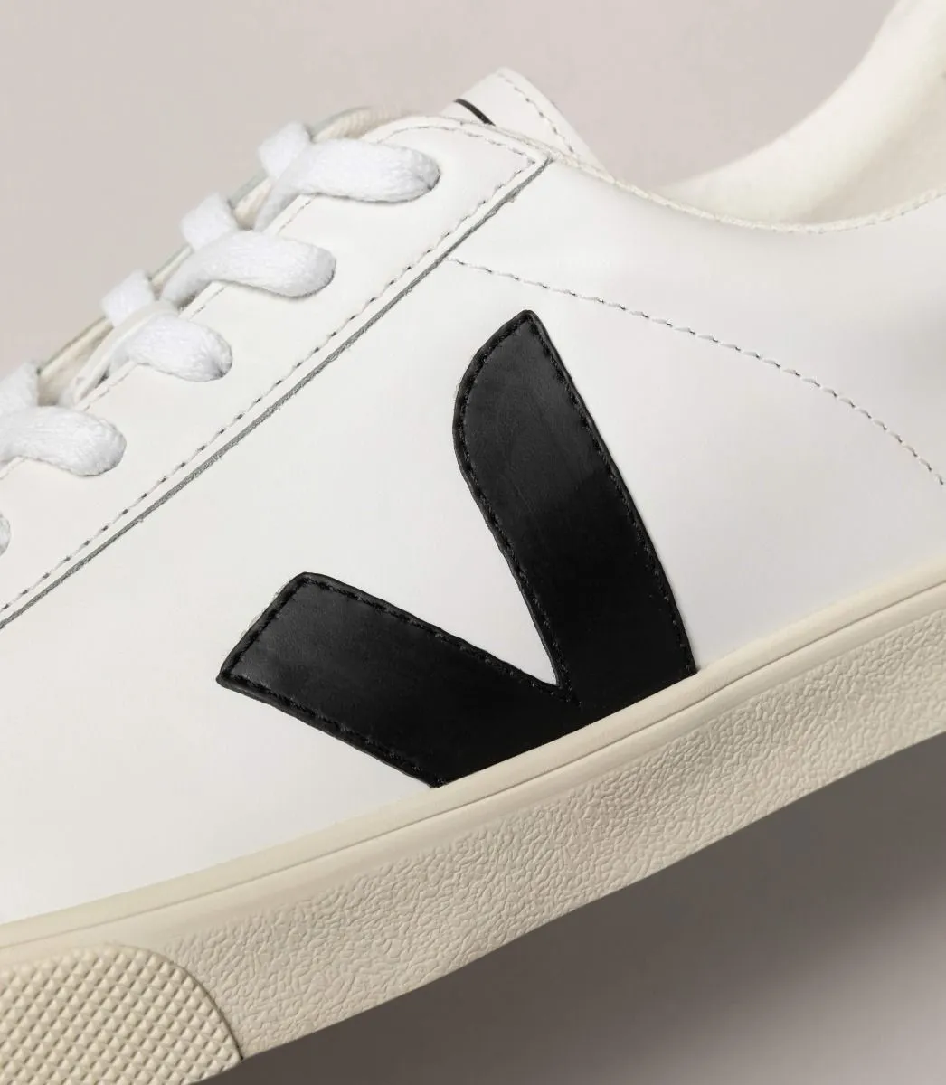 Esplar Logo Leather Extra-White Black (unisex)