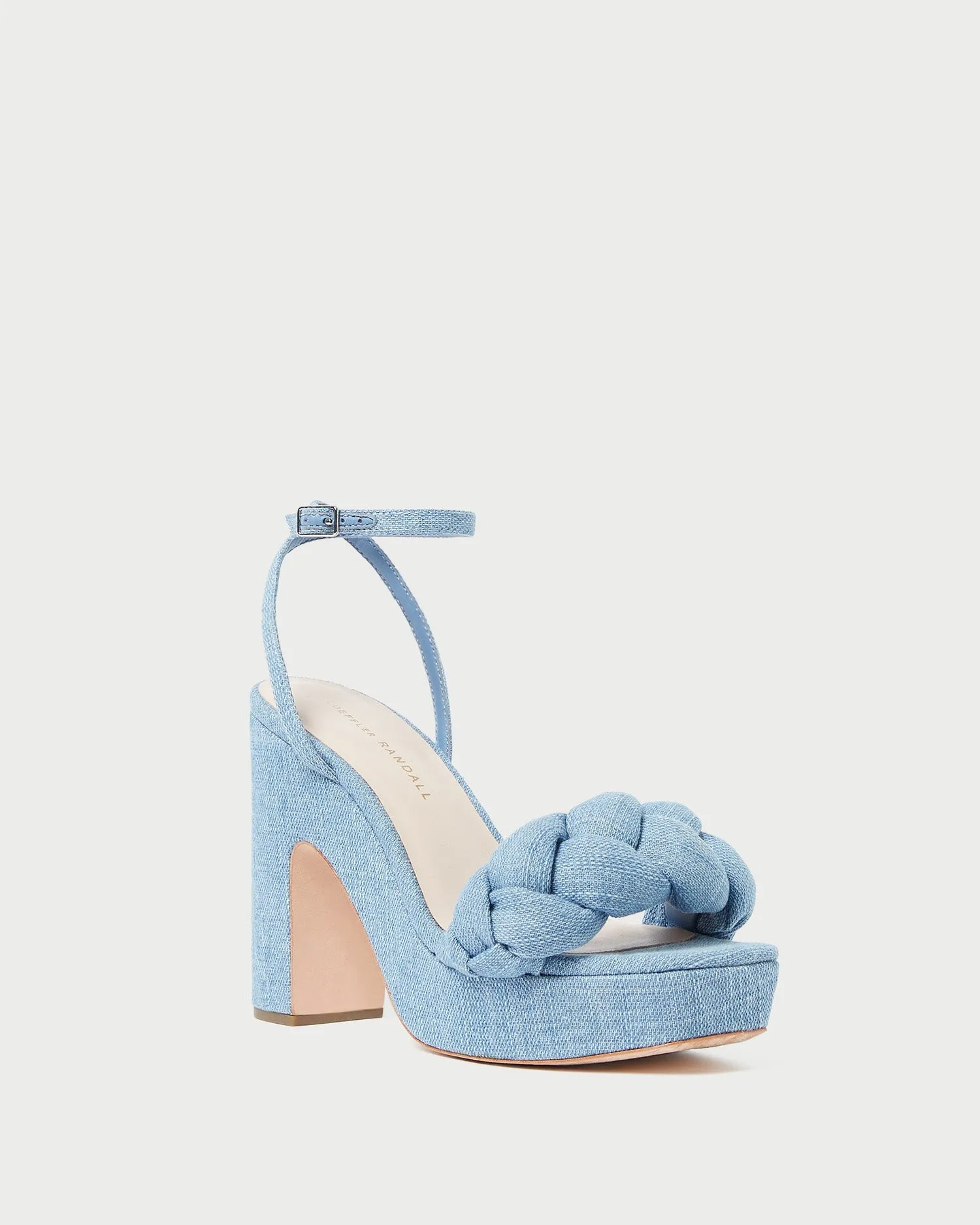 Fae Blue Denim Platform Heel