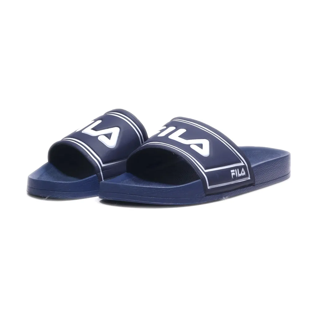 Fila Sliders Pu Leather Blue Colour For Men