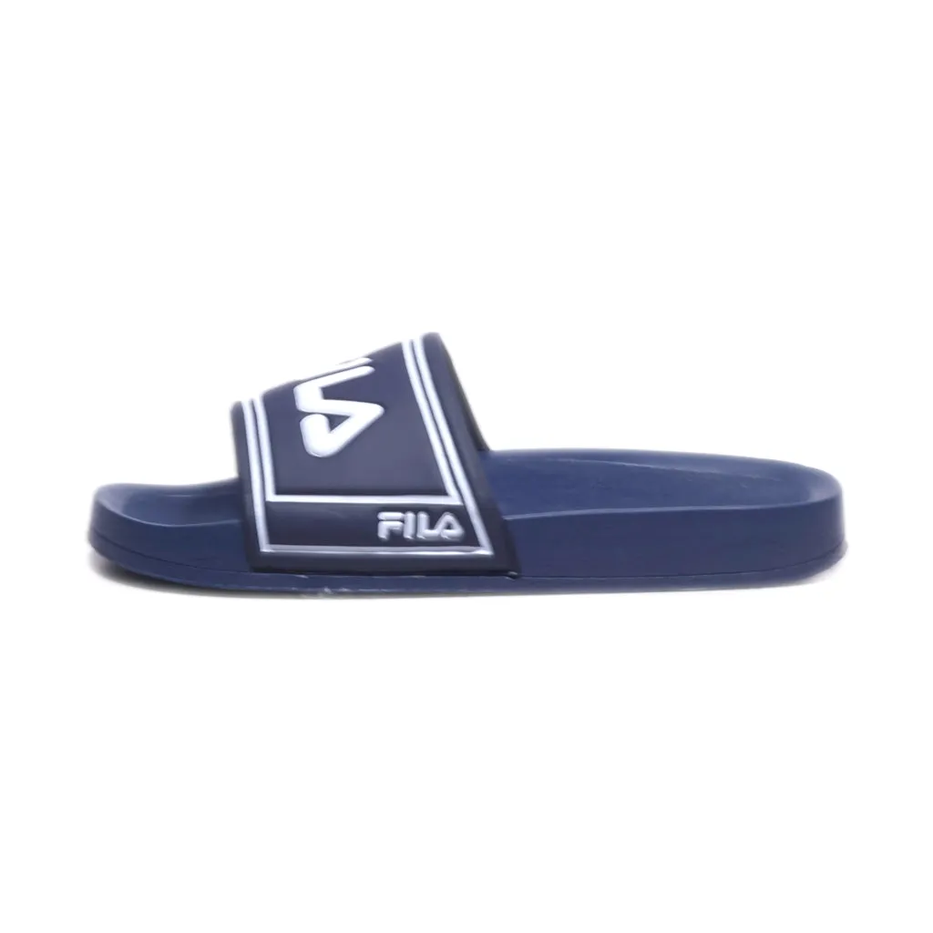 Fila Sliders Pu Leather Blue Colour For Men