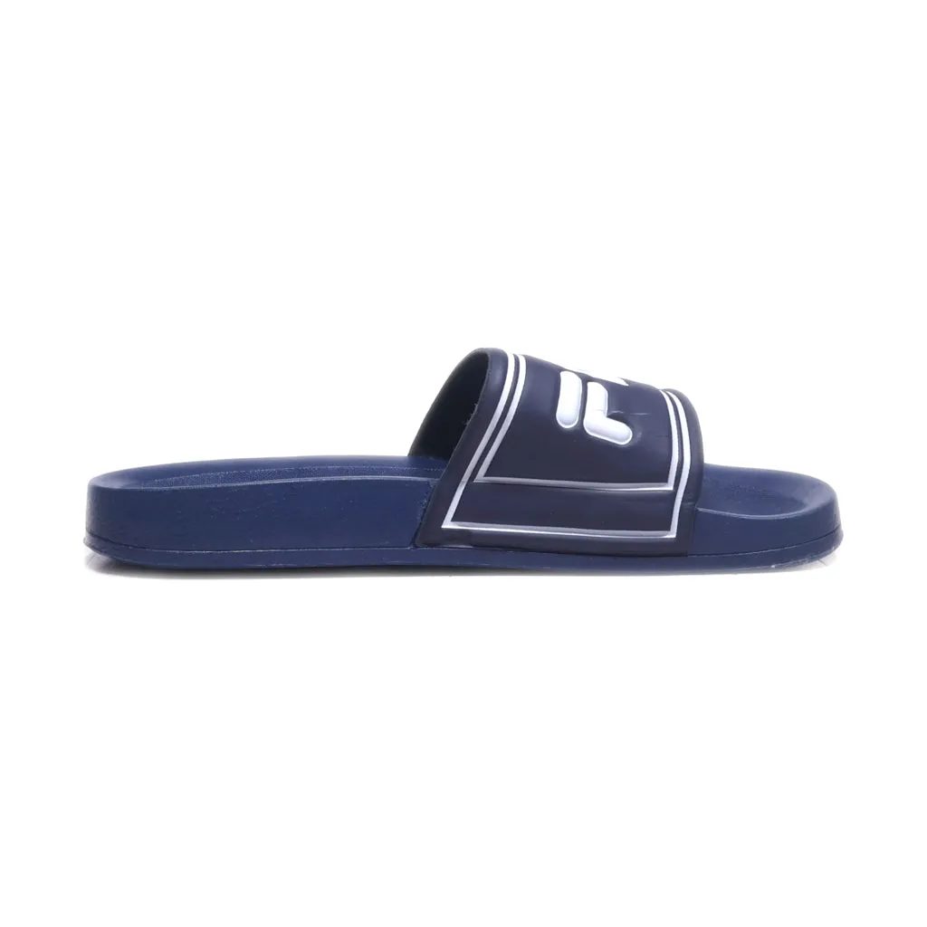 Fila Sliders Pu Leather Blue Colour For Men