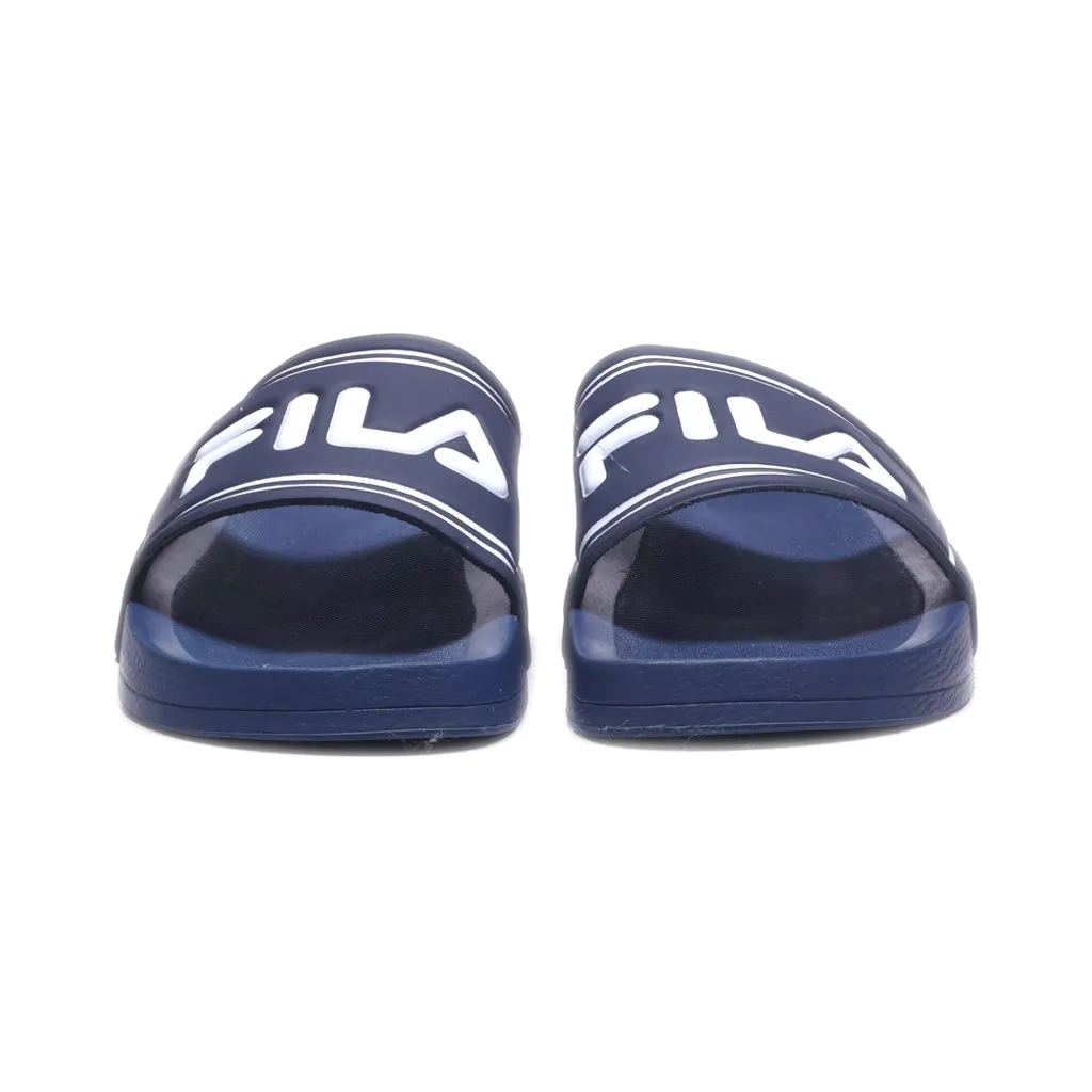 Fila Sliders Pu Leather Blue Colour For Men