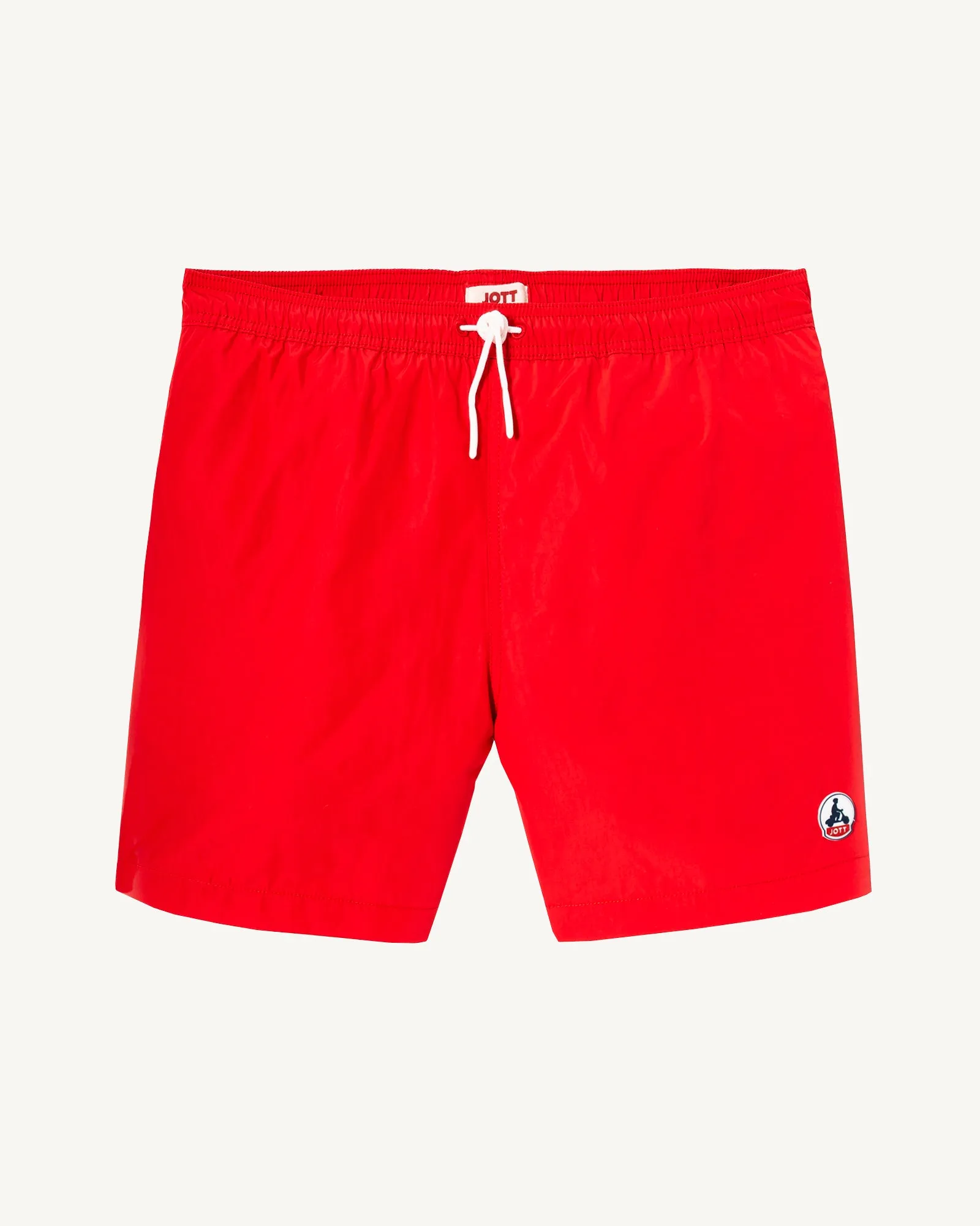 Fire red Biarritz swim shorts