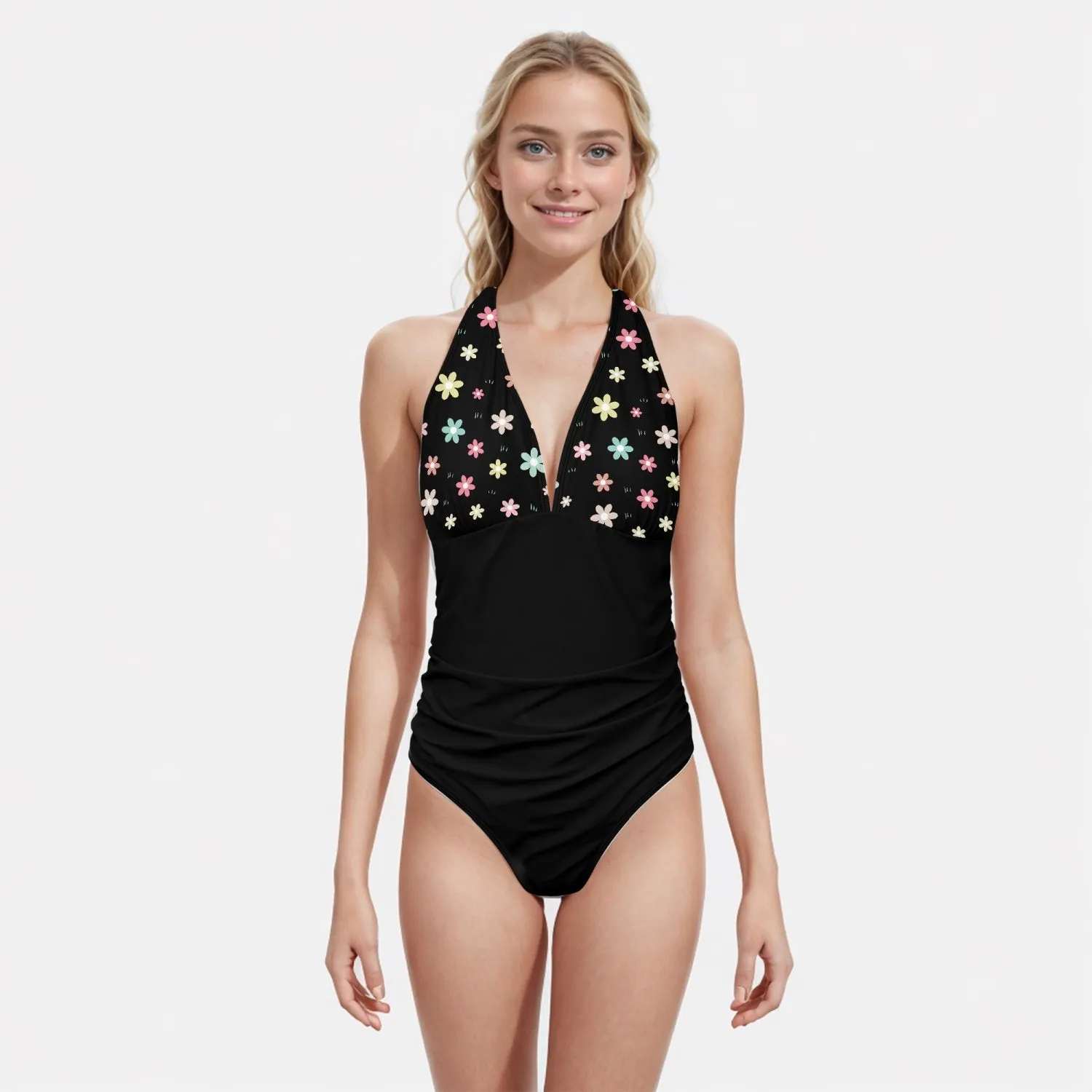 Flowers of Plenty | Women's One-Piece Swimsuit